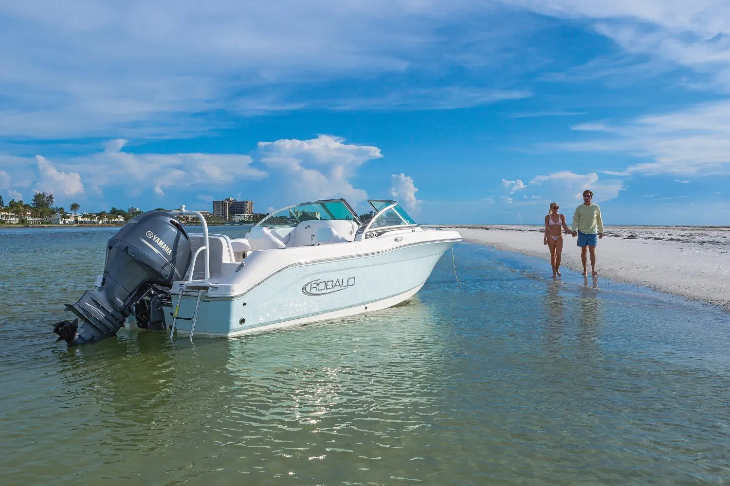 White 2026 Robalo R207 Dual Console for sale in Charlevoix, MI