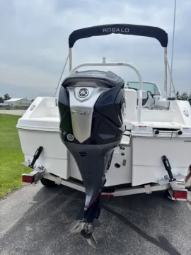 Another view of 2026 Robalo R207 Dual Console for sale in Charlevoix, MI at Dry Harbour Marine
