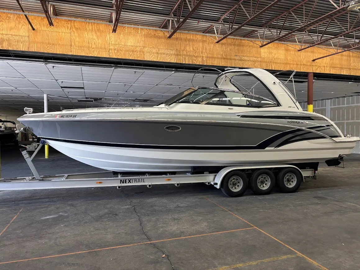 Black 2015 Formula 330 Crossover Bowrider for sale in Charlevoix, MI