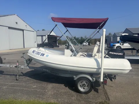 White 2005 Boss Boat 10' Fiberglass Rigid Tender for sale in Charlevoix, MI
