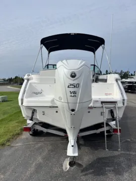 Another view of 2027 Robalo R237 Dual Console for sale in Charlevoix, MI at Dry Harbour Marine