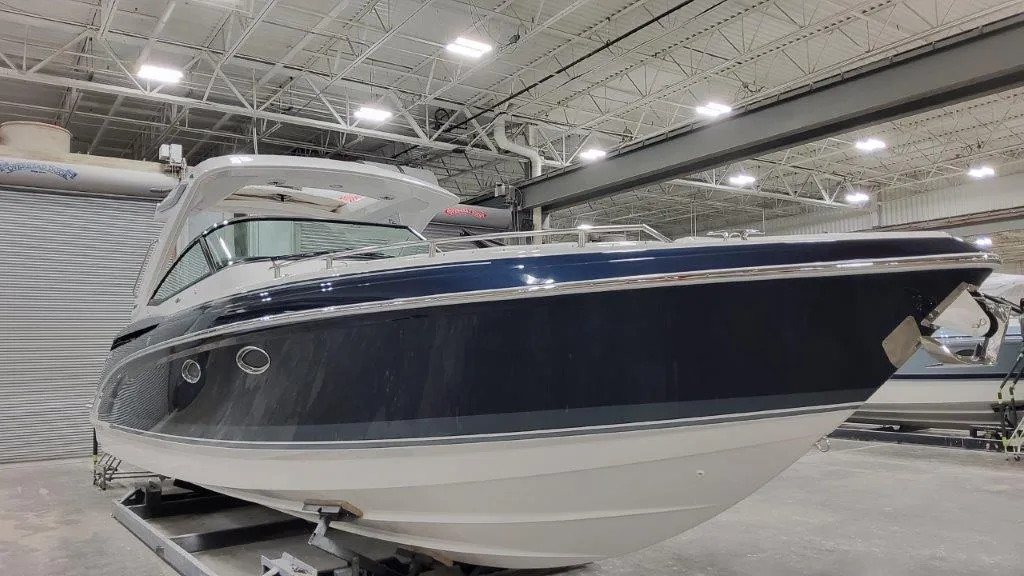 Blue 2025 Formula 330 Crossover Bowrider for sale in Charlevoix, MI