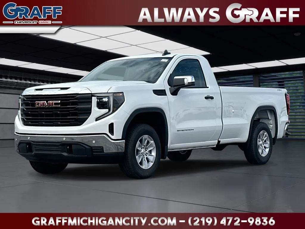 White 2025 GMC Sierra 1500 Pro for sale in Michigan City, IN