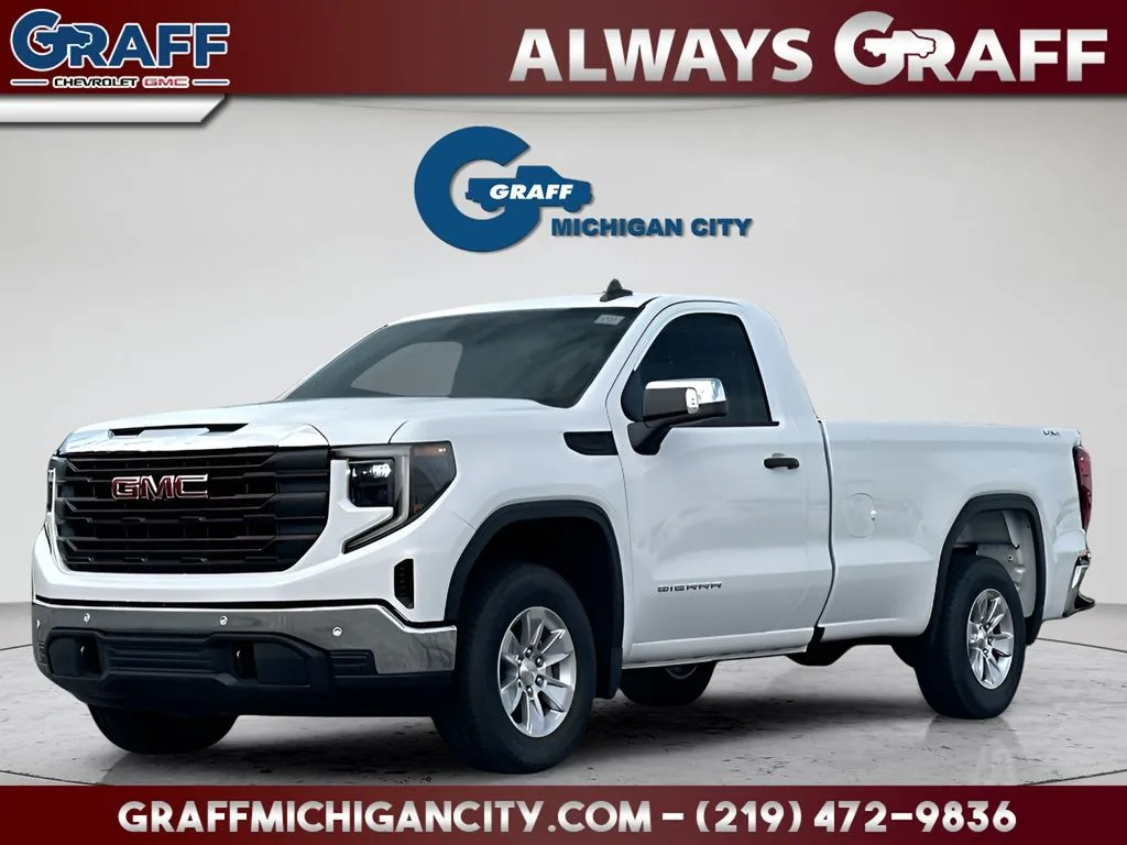 White 2025 GMC Sierra 1500 Pro for sale in Michigan City, IN