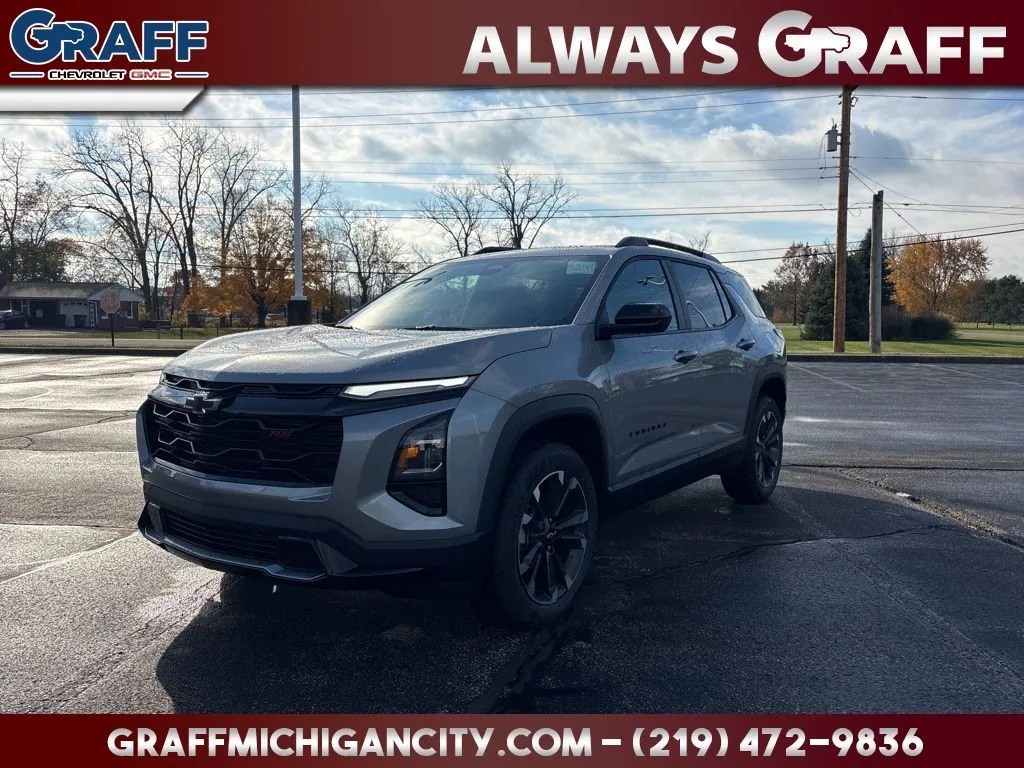 Gray 2026 Chevrolet Equinox RS for sale in Michigan City, IN
