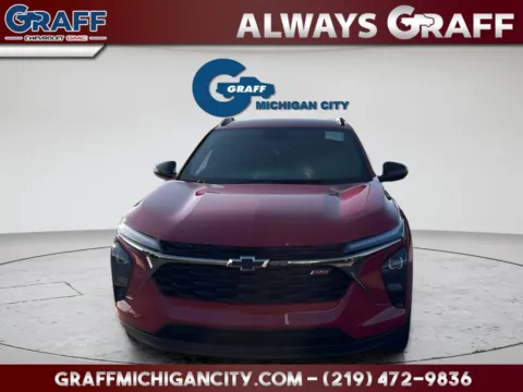 Red 2026 Chevrolet Trax 2RS for sale in Michigan City, IN