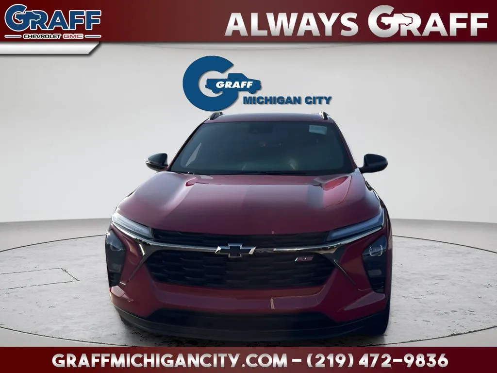 Red 2026 Chevrolet Trax 2RS for sale in Michigan City, IN