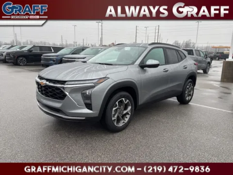 Gray 2026 Chevrolet Trax LT for sale in Michigan City, IN