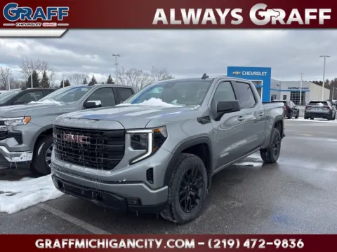 Gray 2026 GMC Sierra 1500 Elevation for sale in Michigan City, IN