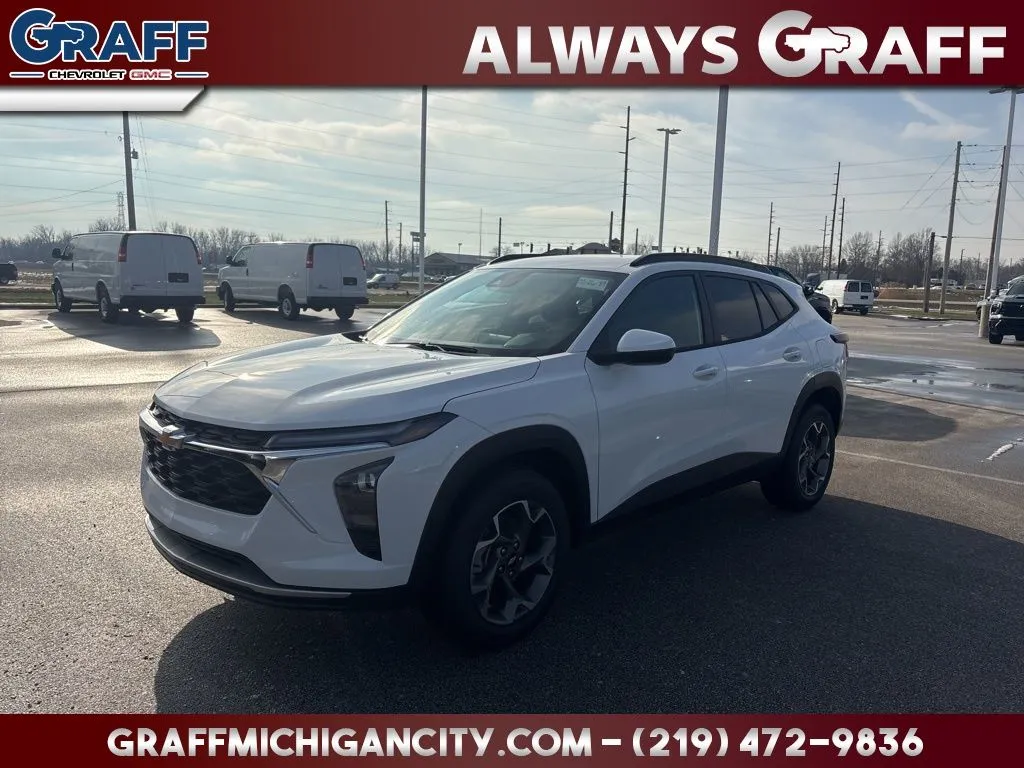 White 2026 Chevrolet Trax LT for sale in Michigan City, IN