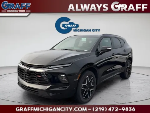Black 2026 Chevrolet Blazer RS for sale in Michigan City, IN