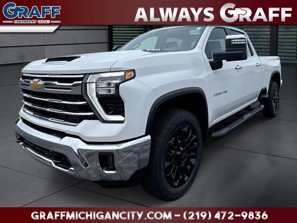 White 2026 Chevrolet Silverado 2500HD LTZ for sale in Michigan City, IN