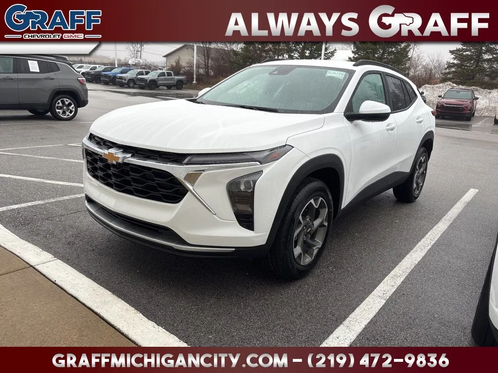 White 2026 Chevrolet Trax LT for sale in Michigan City, IN