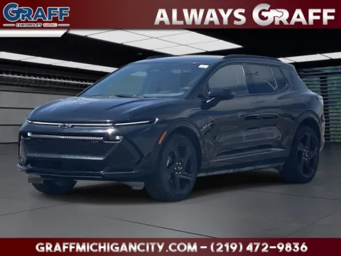 Black 2024 Chevrolet Equinox EV RS for sale in Michigan City, IN