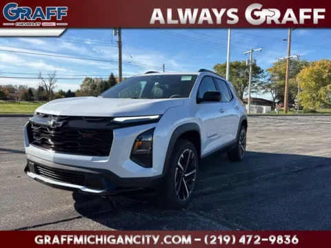 White 2026 Chevrolet Equinox RS for sale in Michigan City, IN