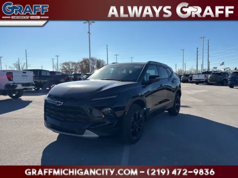 Black 2026 Chevrolet Blazer LT for sale in Michigan City, IN