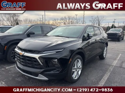 Black 2026 Chevrolet Blazer LT for sale in Michigan City, IN