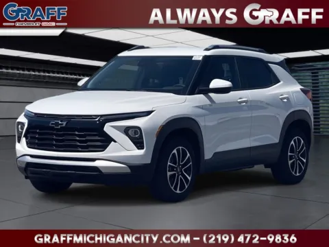 White 2025 Chevrolet TrailBlazer LT for sale in Michigan City, IN