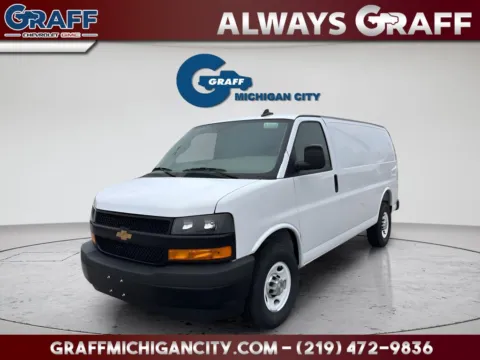 White 2025 Chevrolet Express 2500 Work Van for sale in Michigan City, IN