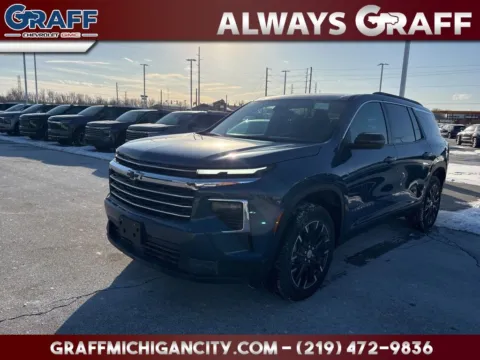 Blue 2026 Chevrolet Traverse LT for sale in Michigan City, IN