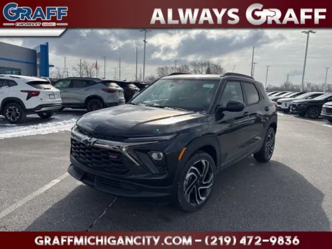 Black 2026 Chevrolet TrailBlazer RS for sale in Michigan City, IN