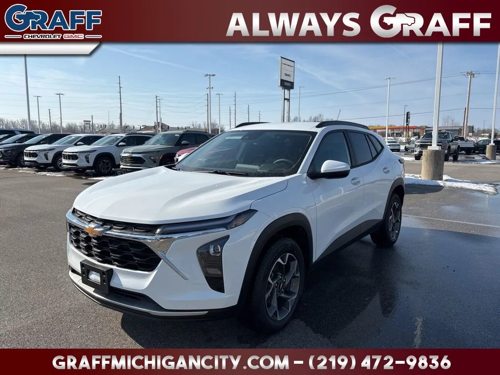 White 2026 Chevrolet Trax for sale in Michigan City, IN