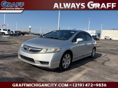 Silver 2011 Honda Civic LX for sale in Michigan City, IN