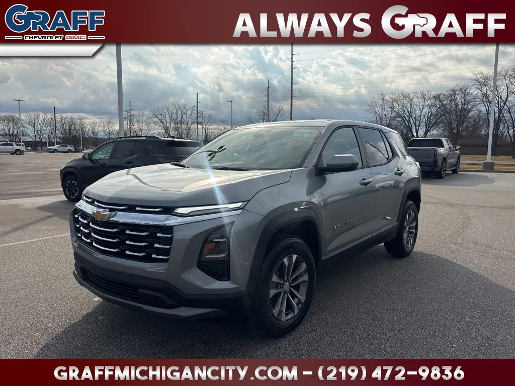 Gray 2026 Chevrolet Equinox LT for sale in Michigan City, IN