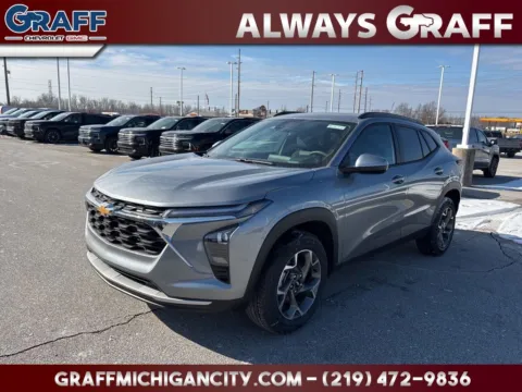 Gray 2026 Chevrolet Trax LT for sale in Michigan City, IN