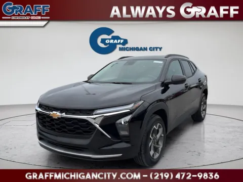 Black 2026 Chevrolet Trax LT for sale in Michigan City, IN