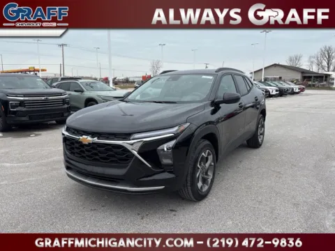 Black 2026 Chevrolet Trax LT for sale in Michigan City, IN