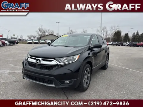 Black 2017 Honda CR-V EX for sale in Michigan City, IN