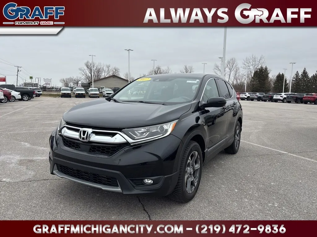 Black 2017 Honda CR-V EX for sale in Michigan City, IN