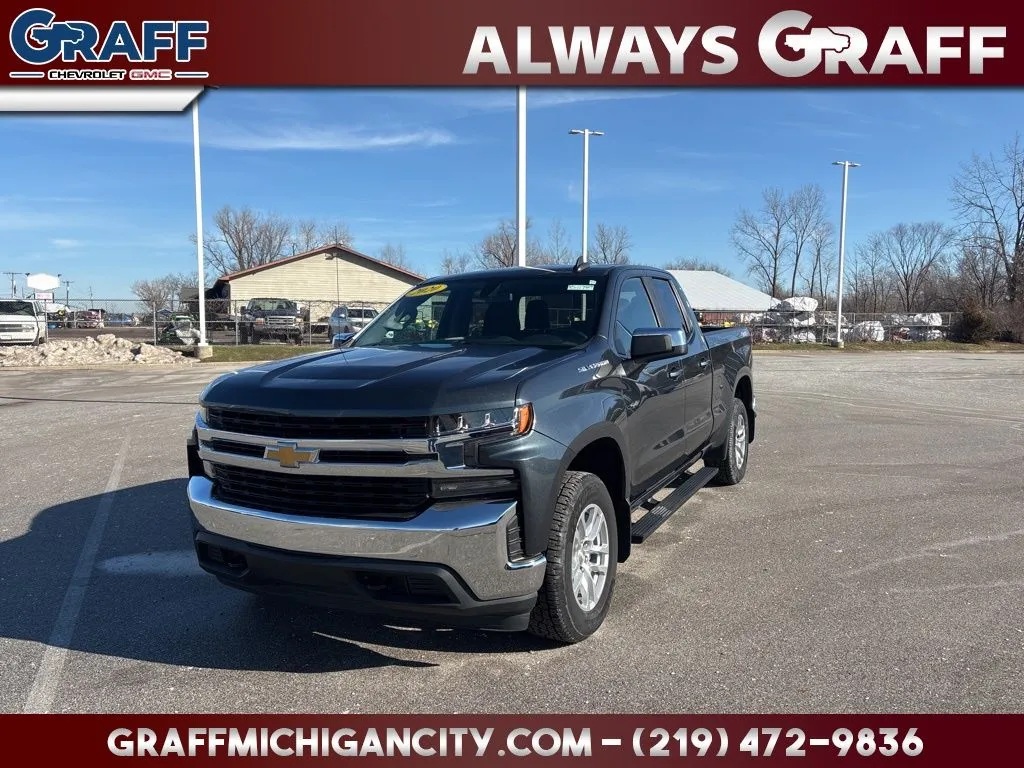 Gray 2020 Chevrolet Silverado 1500 LT for sale in Michigan City, IN