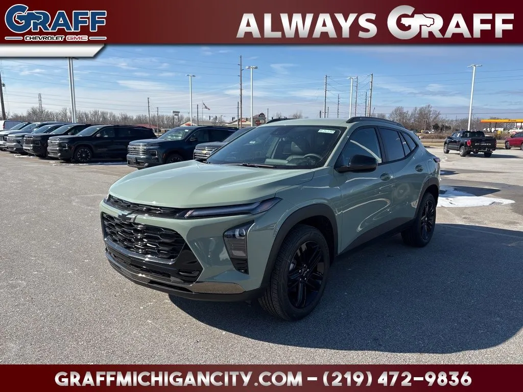 Green 2026 Chevrolet Trax ACTIV for sale in Michigan City, IN