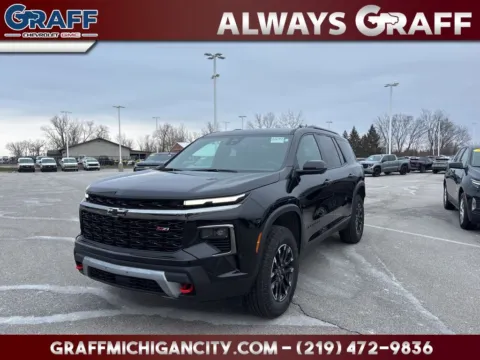 Black 2025 Chevrolet Traverse Z71 for sale in Michigan City, IN