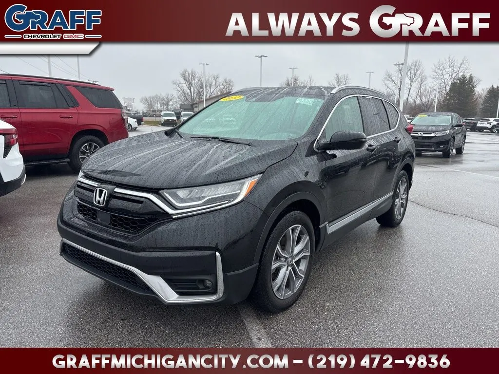 Black 2022 Honda CR-V Touring for sale in Michigan City, IN
