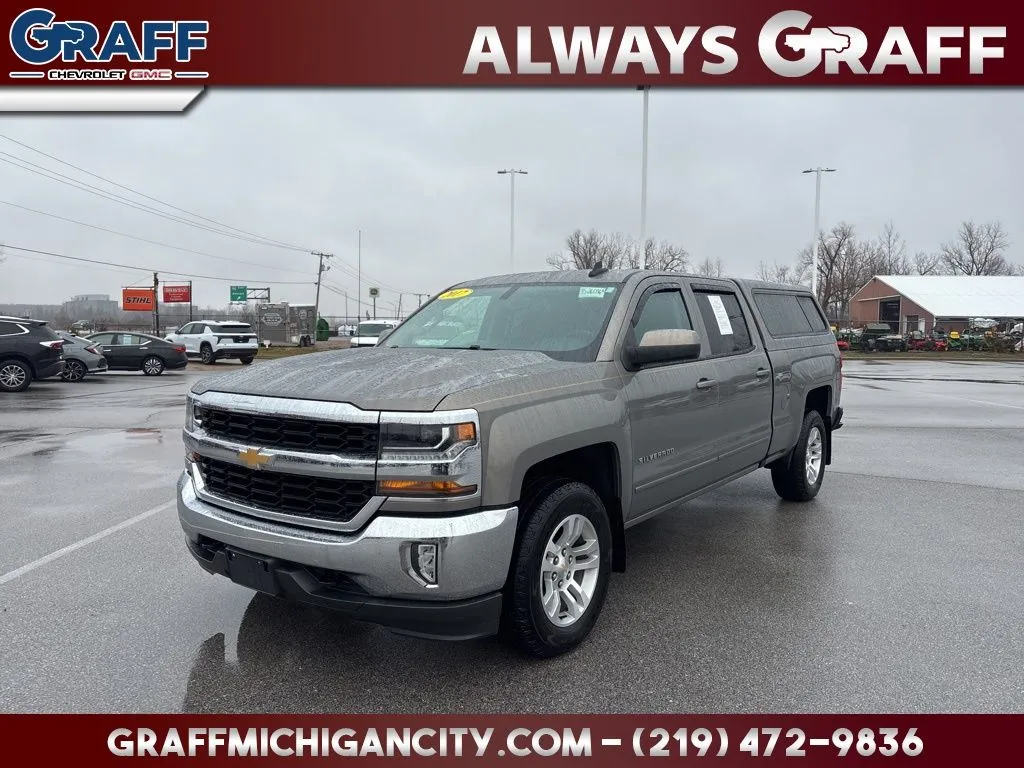 Gray 2017 Chevrolet Silverado 1500 LT for sale in Michigan City, IN
