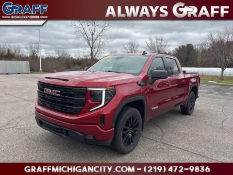Red 2023 GMC Sierra 1500 Elevation for sale in Michigan City, IN