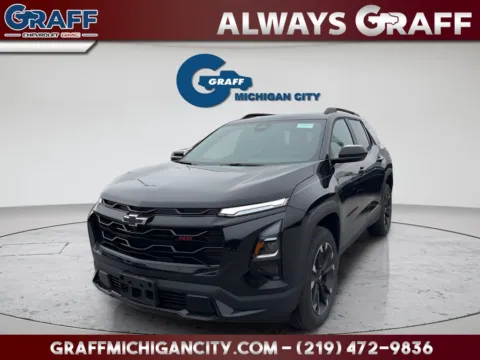 Black 2026 Chevrolet Equinox RS for sale in Michigan City, IN