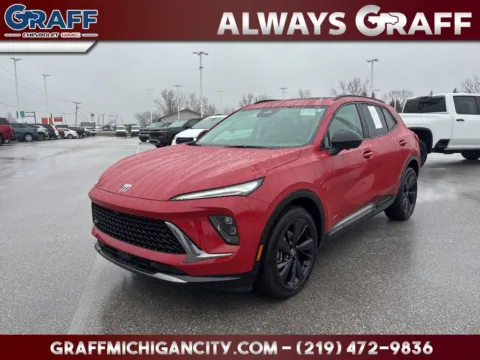 Red 2025 Buick Envision Sport Touring for sale in Michigan City, IN