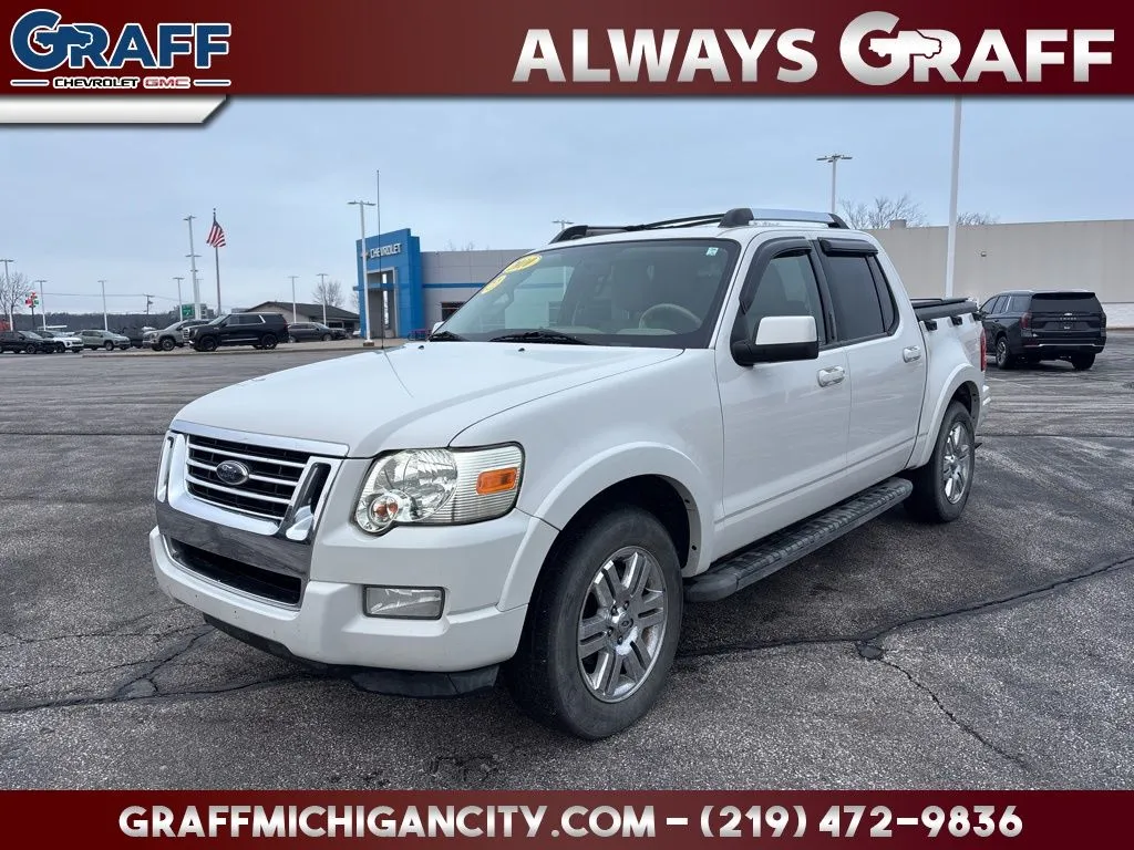 Black 2010 Ford Explorer Sport Trac Limited for sale in Michigan City, IN