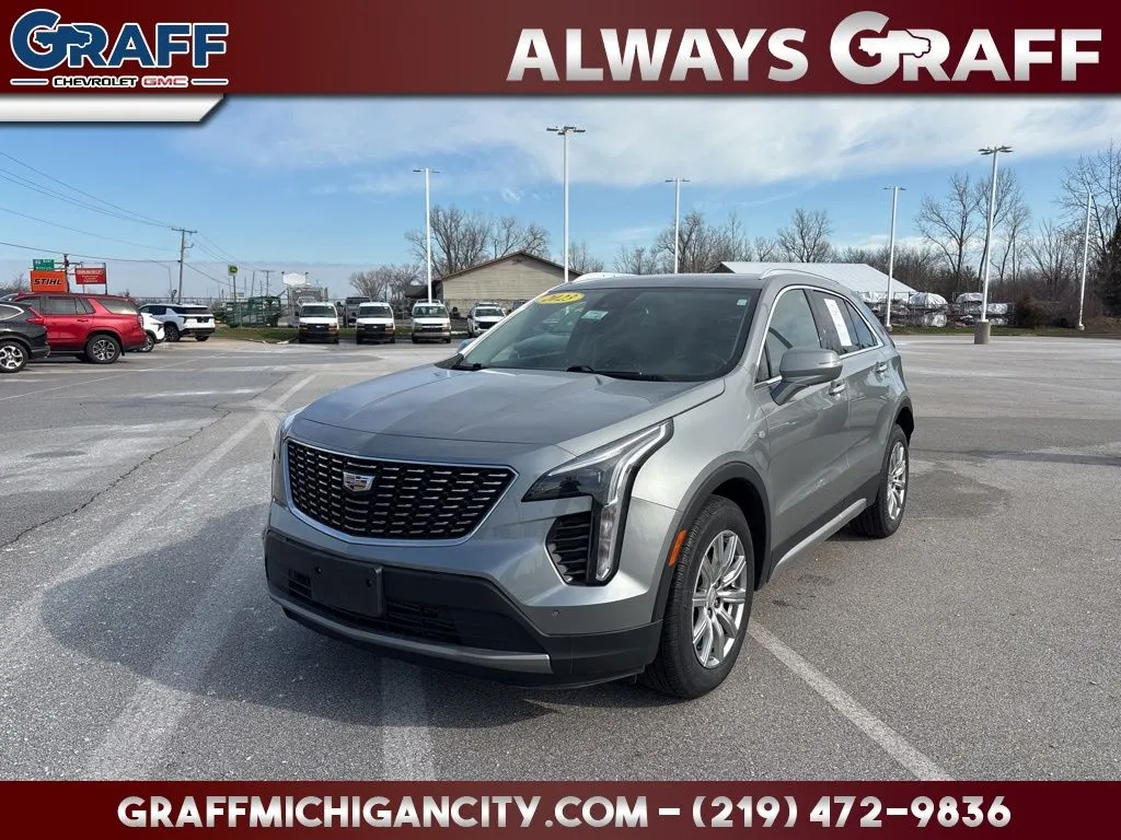Silver 2023 Cadillac XT4 Premium Luxury for sale in Michigan City, IN