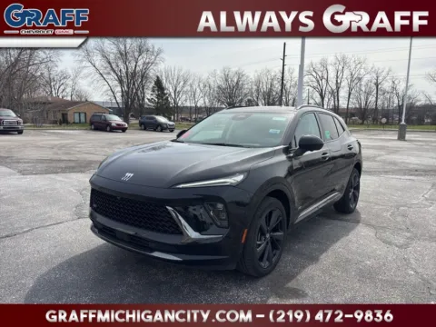 Black 2025 Buick Envision Sport Touring for sale in Michigan City, IN