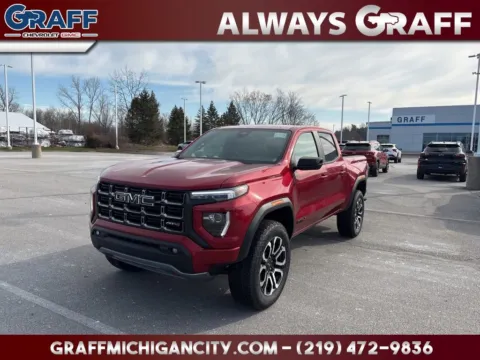 Red 2026 GMC Canyon AT4 for sale in Michigan City, IN