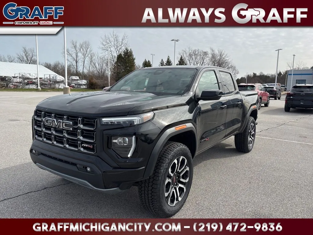 Black 2026 GMC Canyon AT4 for sale in Michigan City, IN