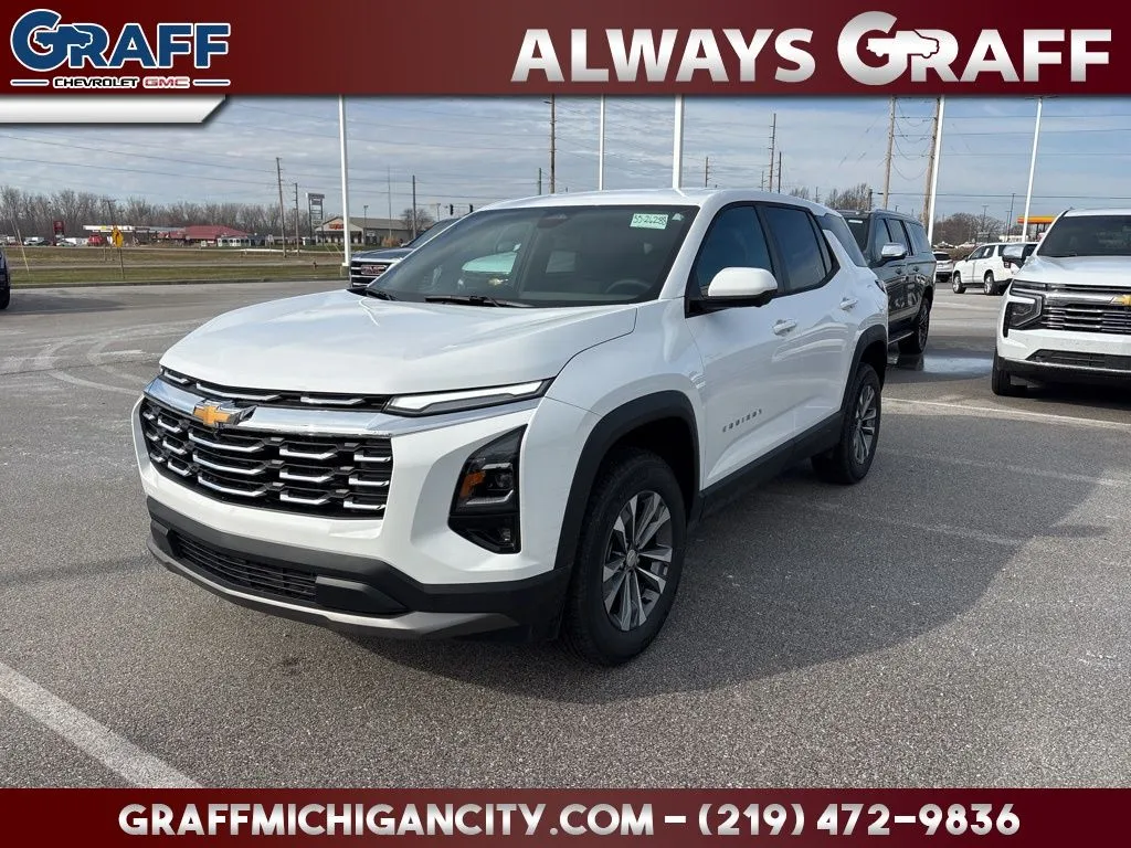 White 2026 Chevrolet Equinox LT for sale in Michigan City, IN