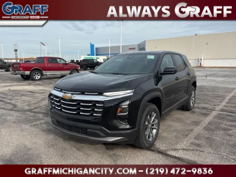 Black 2026 Chevrolet Equinox LT for sale in Michigan City, IN