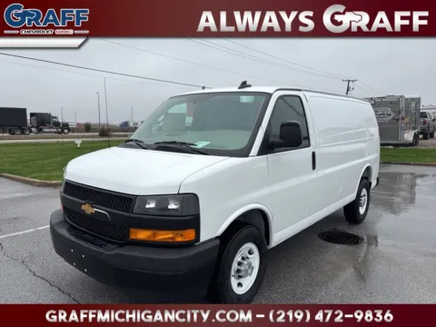 White 2025 Chevrolet Express 2500 Work Van for sale in Michigan City, IN