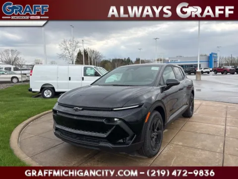 Black 2026 Chevrolet Equinox EV LT for sale in Michigan City, IN